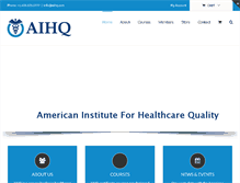 Tablet Screenshot of aihq.com